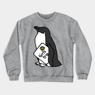 Cute Penguin goes on Girls Trip Crewneck Sweatshirt